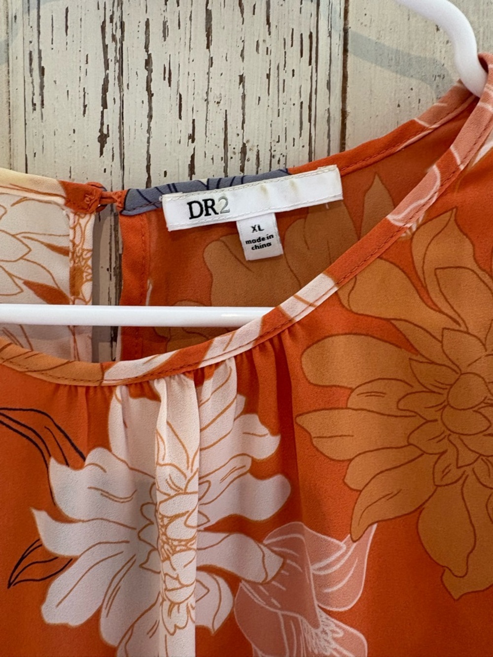 DR2 Floral Ruffle Sleeve Blouse - Picture 6 of 7